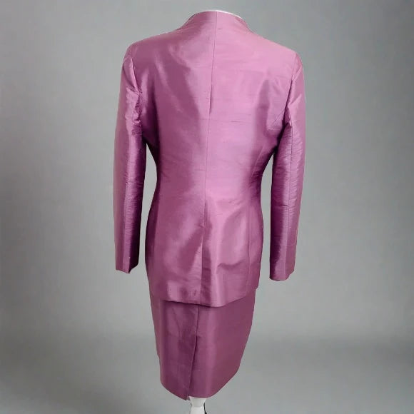 Rena Rowan Dress Suit 100 % Silk