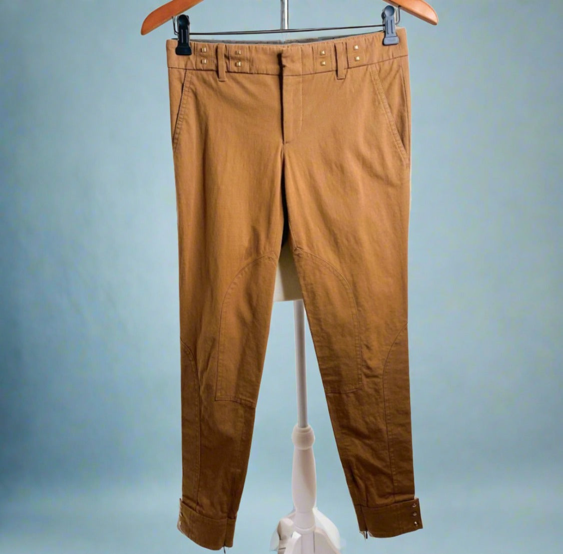 Gucci Cotton Jeans with Gold Hardware
