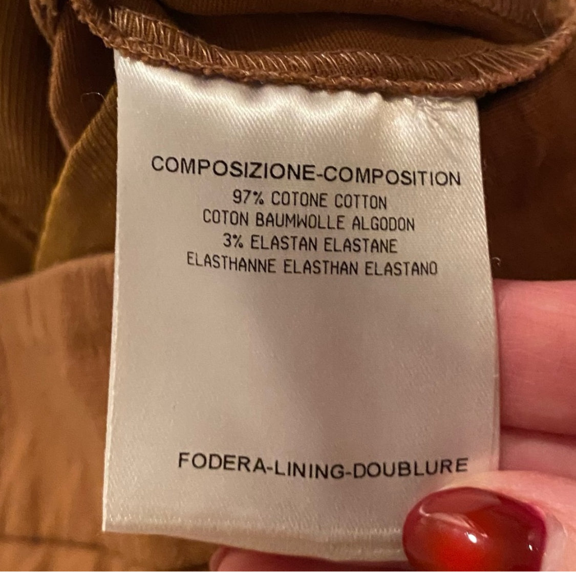 Gucci Cotton Jeans with Gold Hardware